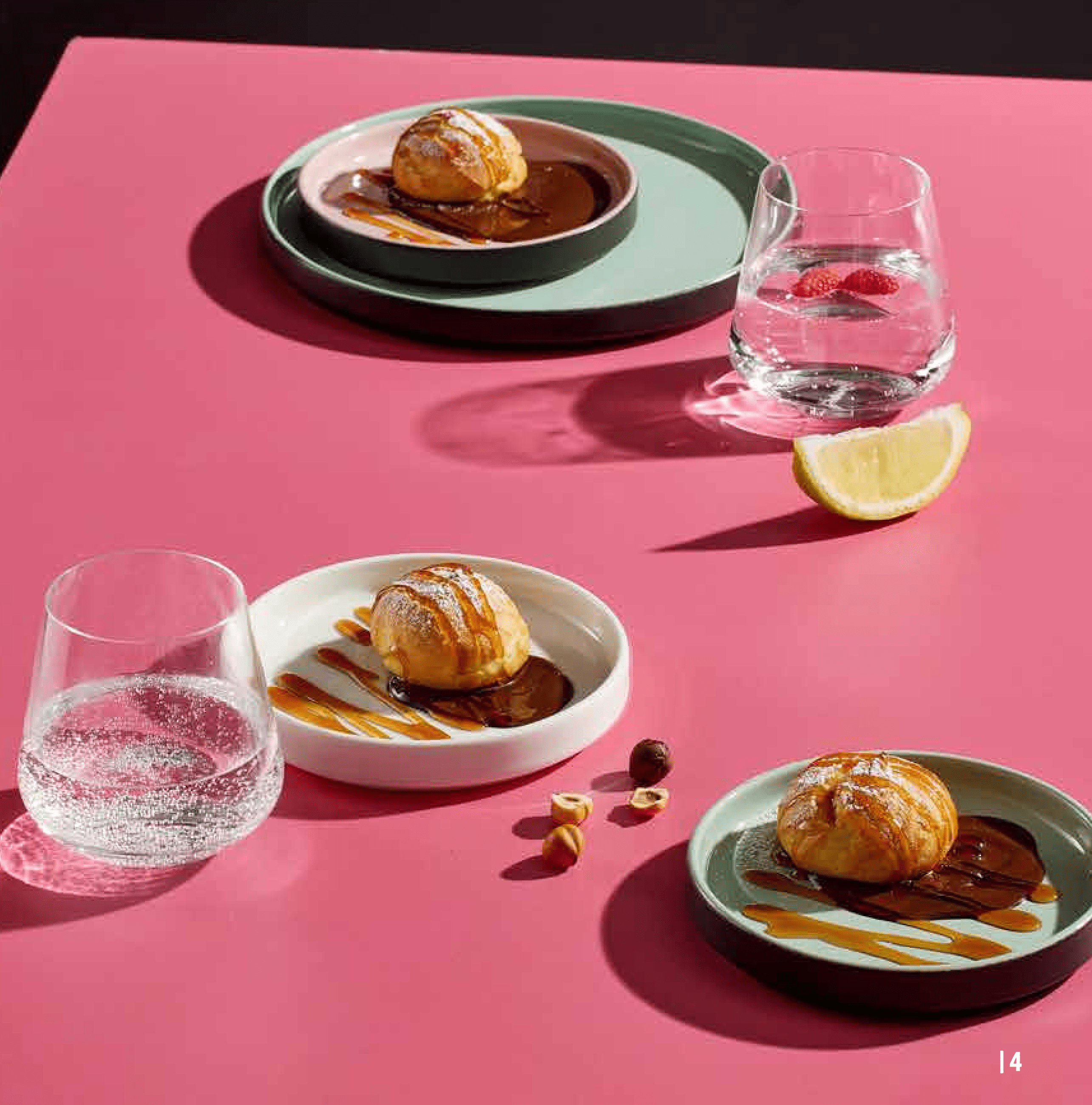 פרופיטרול שוקולד וקרמל מלוח